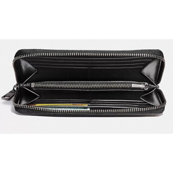 Coach Gray Perforated Wallet - Picture 2 of 4